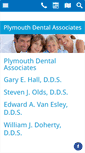 Mobile Screenshot of plymouthdental.com